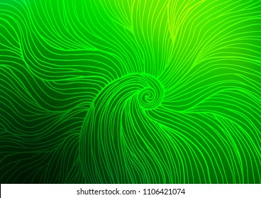 Light Green vector abstract doodle background. Modern geometrical abstract illustration with doodles. The elegant pattern can be used as a part of a brand book.