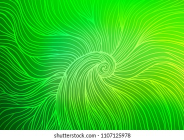 Light Green vector abstract doodle texture. Sketchy hand drawn doodles on blurred background. The completely new template can be used for your brand book.