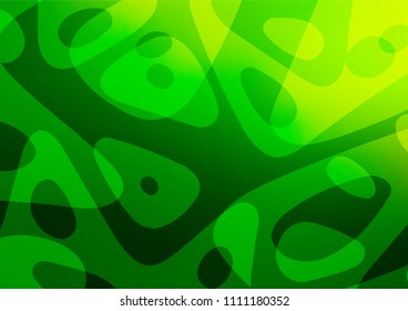 Light Green vector abstract doodle template. Sketchy hand drawn doodles on blurred background. The pattern can be used for coloring books and pages for kids.