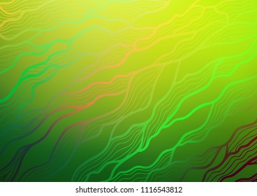 Light Green vector abstract doodle pattern. Blurred decorative design in Indian style with Zen tangles. Brand-new design for your business.