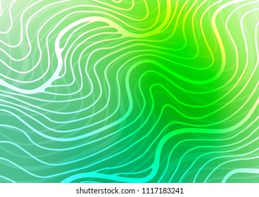 Light Green vector abstract doodle background. An elegant bright illustration with lines in Natural style. The doodle design can be used for your web site.
