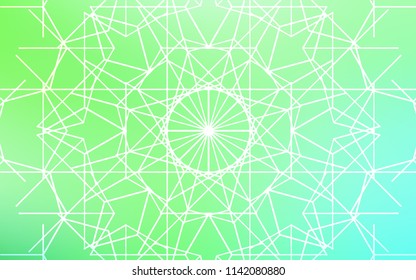 Light Green vector abstract doodle background. Childish elegant natural pattern with gradient. A completely new design for your business.
