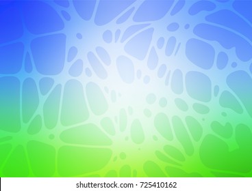 Light Green vector abstract doodle background. Sketchy doodles drawn by child on blurred background. The template can be used as a background for cell phones.