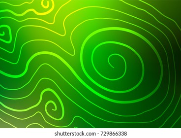 Light Green vector abstract doodle texture. An elegant bright illustration with lines in Natural style. Hand painted design for web, wrapping, wallpaper.