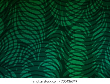 Light Green vector abstract doodle template. Shining colored illustration with doodles in Zen tangle style. The elegant pattern can be used as a part of a brand book.
