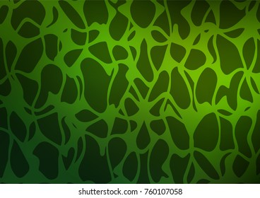 Light Green vector abstract doodle background. Geometric doodle illustration in Origami style with gradient. The pattern can be used for wallpapers and coloring books.
