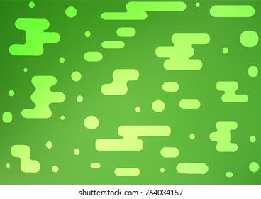 Light Green vector abstract doodle pattern. A vague abstract illustration with doodles in Indian style. The completely new template can be used for your brand book.