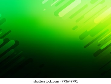 Light Green vector abstract doodle texture. Ethnic elegant natural pattern with gradient. Hand painted design for web, leaflet, textile.