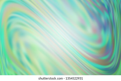 Light Green vector abstract layout. A completely new colored illustration in blur style. New style design for your brand book.