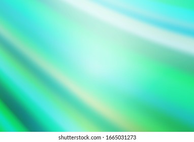 Light Green vector abstract layout. Creative illustration in halftone style with gradient. Background for designs.