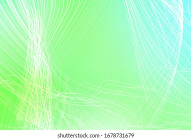 Light Green vector abstract layout. Colorful abstract illustration with gradient. Background for designs.