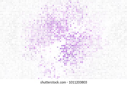 Light Green vector Abstract mosaic background.