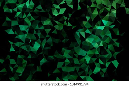 Light Green vector abstract mosaic background. Glitter abstract illustration with an elegant design. The template can be used as a background for cell phones.
