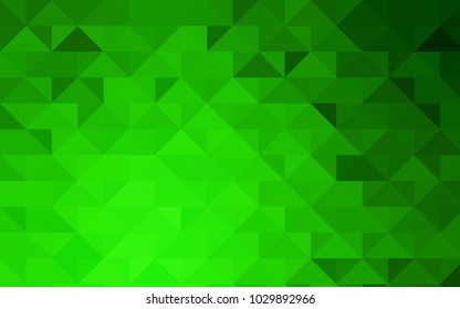 Light Green vector abstract mosaic pattern. Brand-new colored illustration in blurry style with gradient. The textured pattern can be used for background.