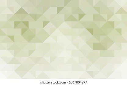 Light Green vector abstract mosaic background. Modern geometrical abstract illustration with gradient. The textured pattern can be used for background.