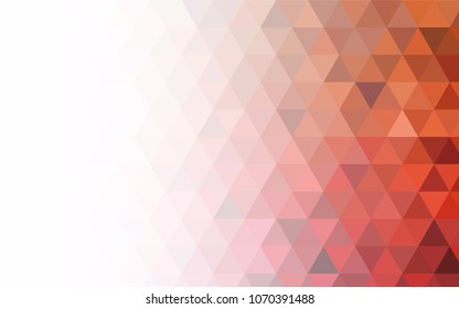 Light Green vector abstract mosaic template. Creative geometric illustration in Origami style with gradient. A completely new design for your business.