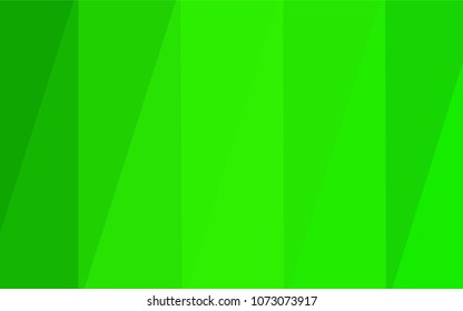 Light Green vector abstract mosaic backdrop. A sample with polygonal shapes. A completely new template for your business design.