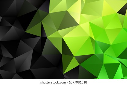 Light Green vector abstract mosaic pattern. Shining colored illustration in a brand-new style. Brand-new style for your business design.