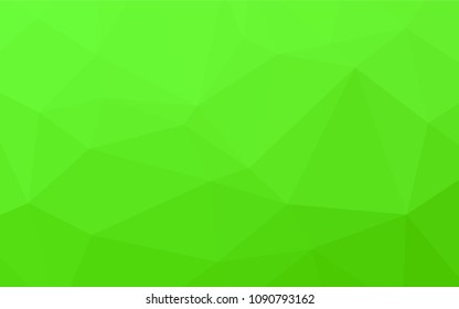 Light Green vector abstract mosaic pattern. Colorful illustration in abstract style with gradient. A completely new design for your business.