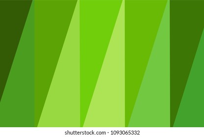 Light Green vector abstract mosaic background. Creative geometric illustration in Origami style with gradient. A completely new template for your business design.