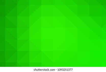 Light Green vector abstract mosaic background. Polygonal abstract illustration with gradient. Textured pattern for your backgrounds.