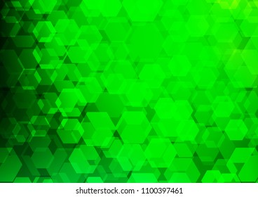 Light Green vector abstract mosaic background. An elegant bright illustration with gradient. The template can be used as a background for cell phones.
