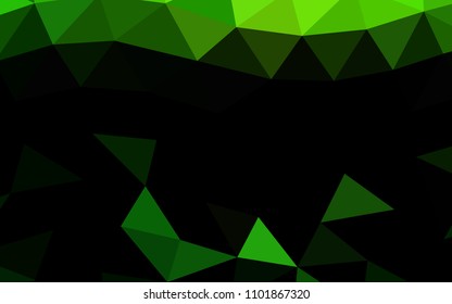 Light Green vector abstract mosaic abstract mosaic. Colorful abstract illustration with gradient. The textured pattern can be used for background.