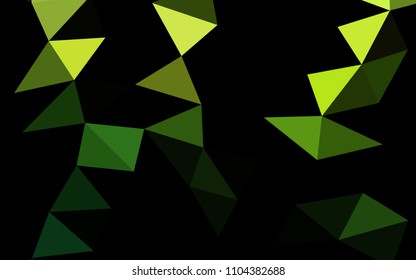 Light Green vector abstract mosaic abstract mosaic. Colorful illustration in abstract style with gradient. A completely new design for your business.