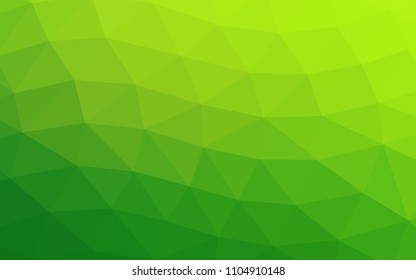 Light Green vector abstract mosaic abstract mosaic. Shining colored illustration in a Brand new style. Brand new design for your business.