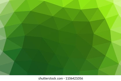 Light Green vector abstract mosaic abstract mosaic. Glitter abstract illustration with an elegant design. A completely new design for your business.