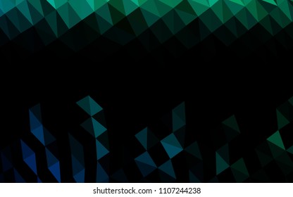 Light Green vector abstract mosaic background. An elegant bright illustration with gradient. A new texture for your design.