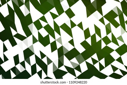 Light Green vector abstract mosaic background. Modern geometrical abstract illustration with gradient. A completely new design for your business.