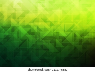 Light Green vector abstract mosaic background. Brand new colored illustration in blurry style with gradient. The textured pattern can be used for background.