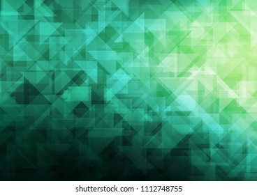 Light Green vector abstract mosaic abstract mosaic. Glitter abstract illustration with an elegant design. The elegant pattern can be used as part of a brand book.