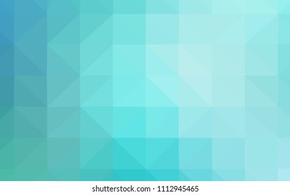 Light Green vector abstract mosaic pattern. A sample with polygonal shapes. Brand new design for your business.