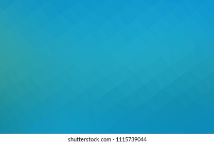 Light Green vector abstract mosaic pattern. A vague abstract illustration with gradient. The textured pattern can be used for background.