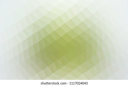 Light Green vector abstract mosaic pattern. A sample with polygonal shapes. A completely new template for your business design.