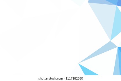 Light Green vector abstract mosaic background. Polygonal abstract illustration with gradient. New template for your brand book.