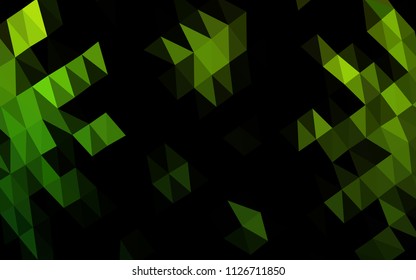 Light Green vector abstract mosaic background. An elegant bright illustration with gradient. Brand new style for your business design.