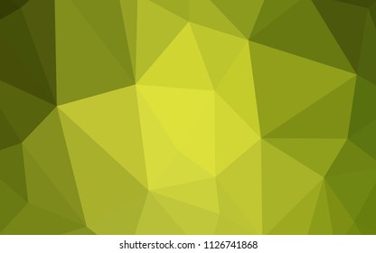 Light Green vector abstract mosaic pattern. Colorful abstract illustration with triangles. Textured pattern for your backgrounds.