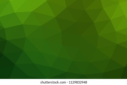 Light Green vector abstract mosaic abstract mosaic. A completely new color illustration in a vague style. The template can be used as a background for cell phones.