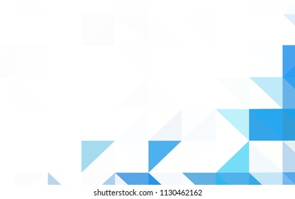 Light Green vector abstract mosaic background. Polygonal abstract illustration with gradient. A completely new design for your leaflet.