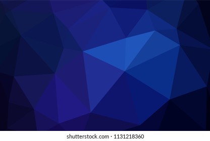 Light Green vector abstract mosaic backdrop. Triangular geometric sample with gradient.  Polygonal design for your web site.