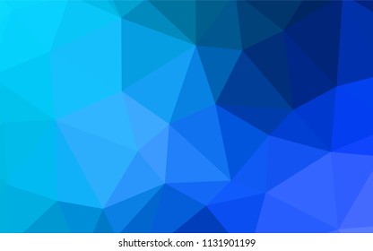Light Green vector abstract mosaic pattern. Colorful abstract illustration with triangles. Brand new design for your business.