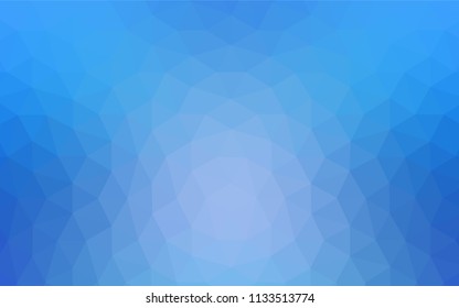 Light Green vector abstract mosaic pattern. Colorful illustration in polygonal style with gradient. A completely new design for your leaflet.