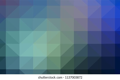 Light Green vector abstract mosaic pattern. Modern abstract illustration with triangles. New template for your brand book.