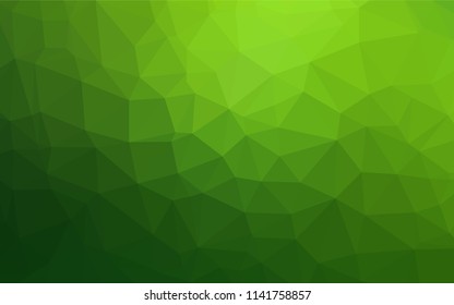 Light Green vector abstract mosaic background. Colorful illustration in abstract style with gradient. A completely new design for your business.