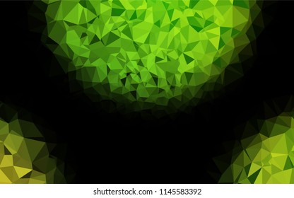 Light Green vector abstract mosaic background. An elegant bright illustration with gradient. The completely new template can be used for your brand book.