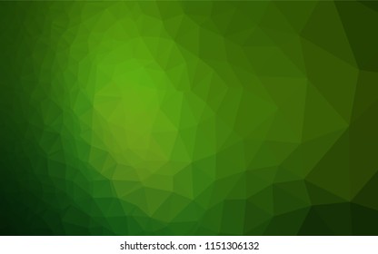 Light Green vector abstract mosaic background. Colorful illustration in abstract style with gradient. The elegant pattern can be used as part of a brand book.