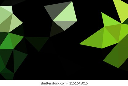 Light Green vector abstract mosaic background. A completely new color illustration in a vague style. Brand new style for your business design.